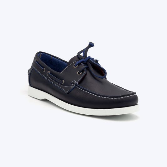 187 Boat Cuir Bleu