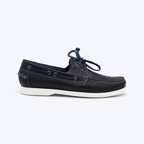 187 Boat Cuir Bleu