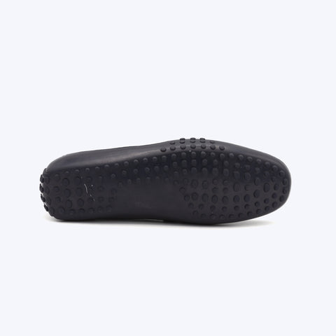 198 Mocassin Cuir Noir