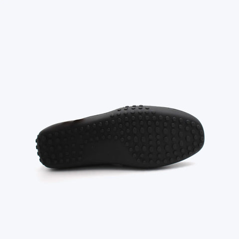 198 Mocassin Cuir Noir