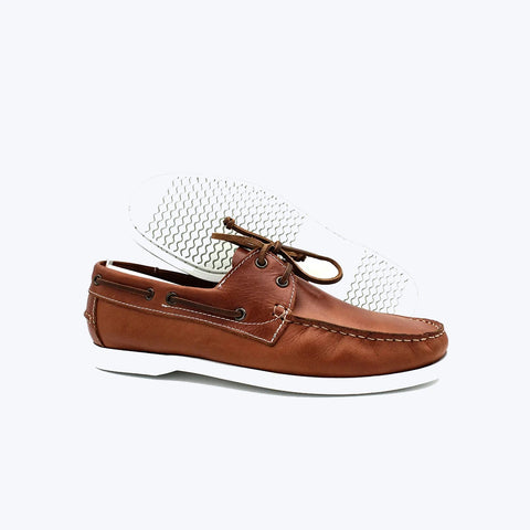 187 Boat Cuir Tabac