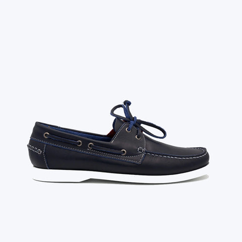 187 Boat Cuir Bleu