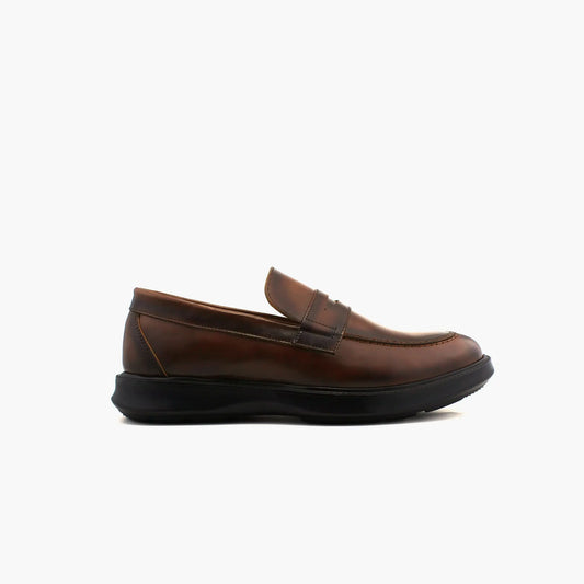 Classique chaussures confortable Tabac -  Ref 85