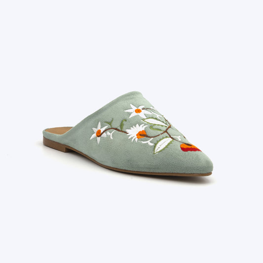 99 Babouche Vert Pastel