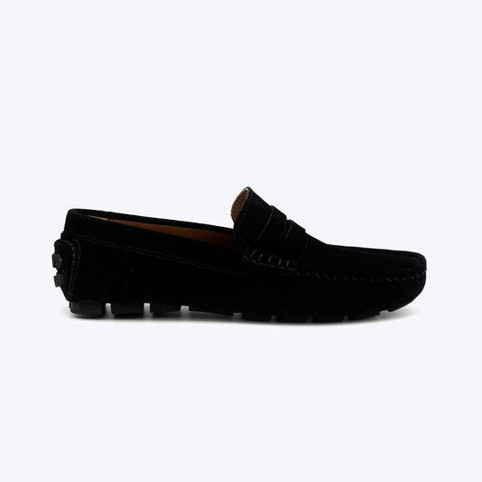 194  Mocassin Daim Noir