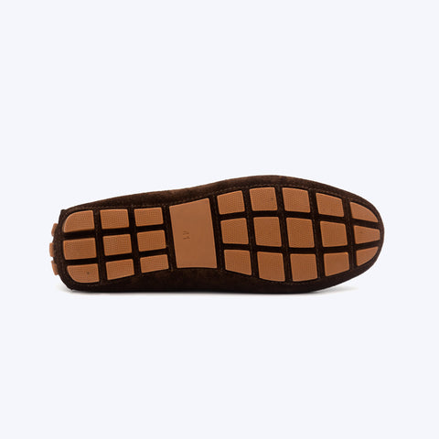 194 Mocassin Daim  Maron