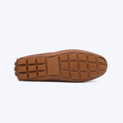 194  Mocassin Cuir Tabac