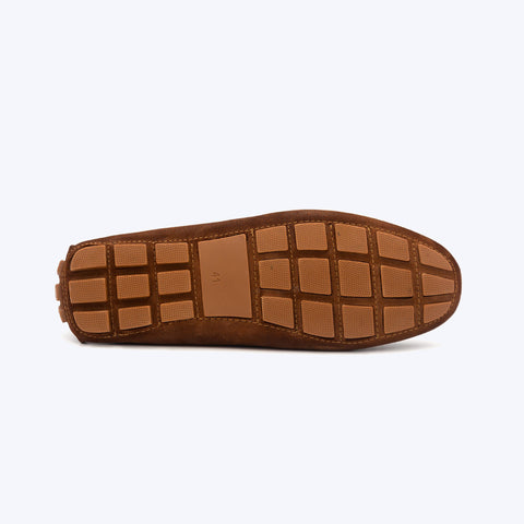 194  Mocassin Daim Tabac