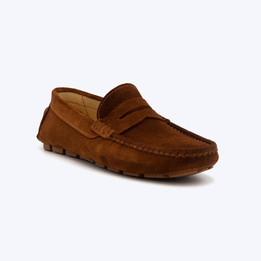 194  Mocassin Daim Tabac