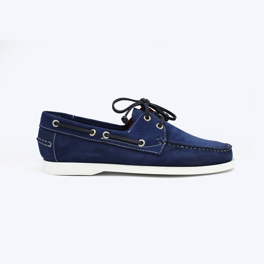 187 Boat Nubuck Bleu &