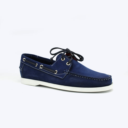 187 Boat Nubuck Bleu &