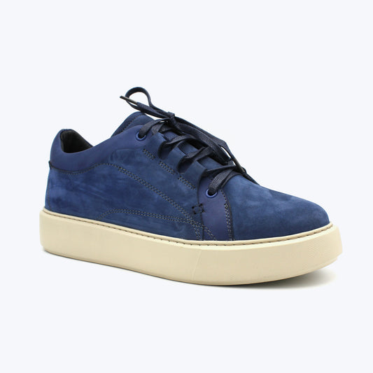 115 Basket Nubuck Bleu