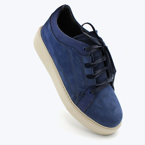 115 Basket Nubuck Bleu