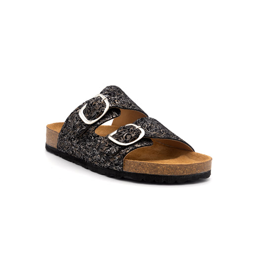 12Sandale Noir