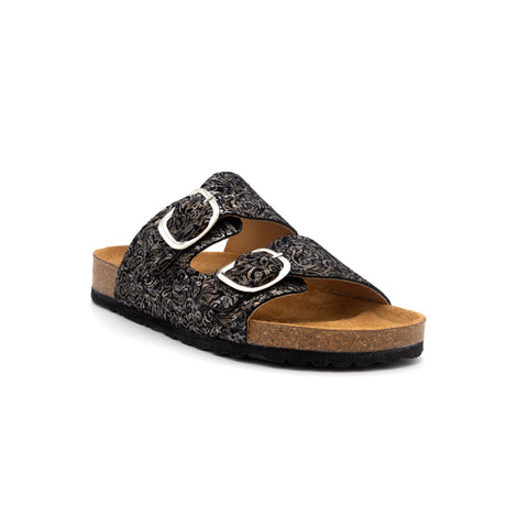 12Sandale Noir